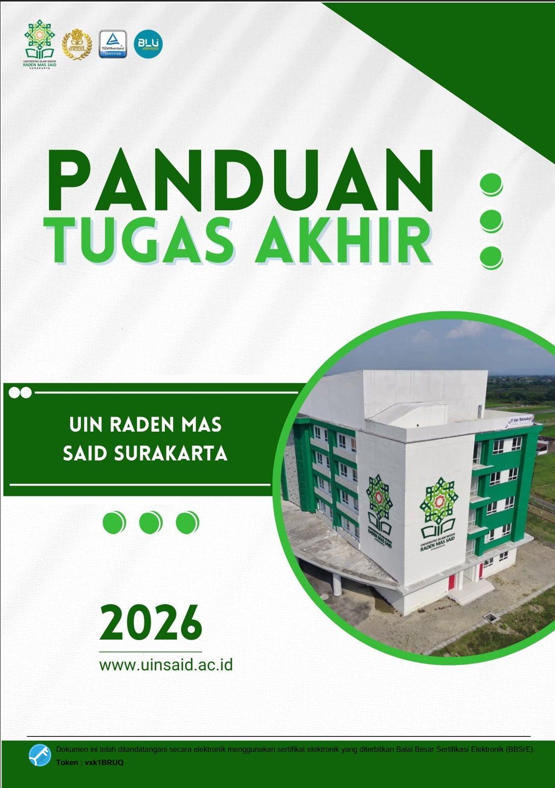Buku Panduan Skripsi dan Tugas Akhir Tahun 2026